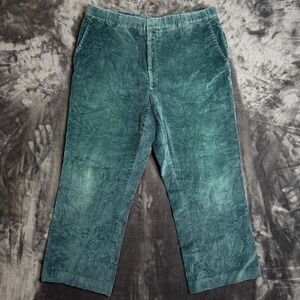 Vintage L.L. Bean Corduroy Blue Pants Size Mens Size 36x26